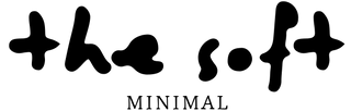The Soft Minimal logo, black wordmark