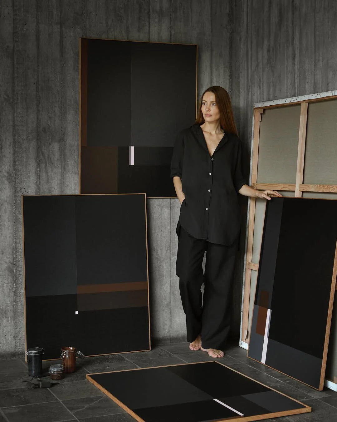 Portrait of Manuela Guidarini, architect and artist at The Soft Minimal