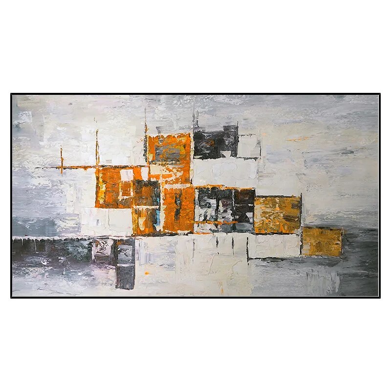 Mosaic - {{ shop_name Cloudywithlove.com A / 15.75 x 31.50 Cloudy With Love Oil Paint Mosaic }}