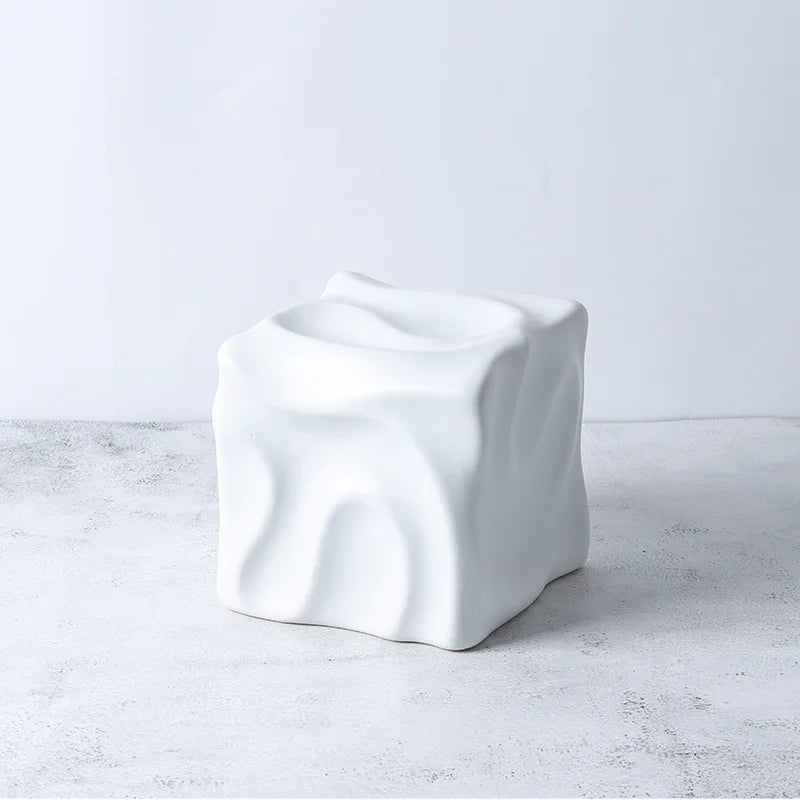 Géométrique - {{ shop_name Cloudywithlove.com White / 5.91 x 5.91 Cloudy With Love Nuance Géométrique }}