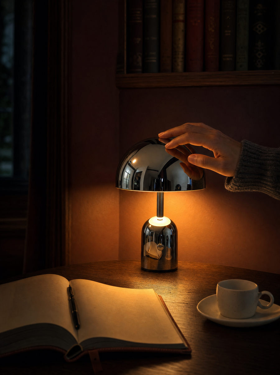 Lucernarium, the lamp-lighting hour, when someone in the room gets up and lights the lamps.